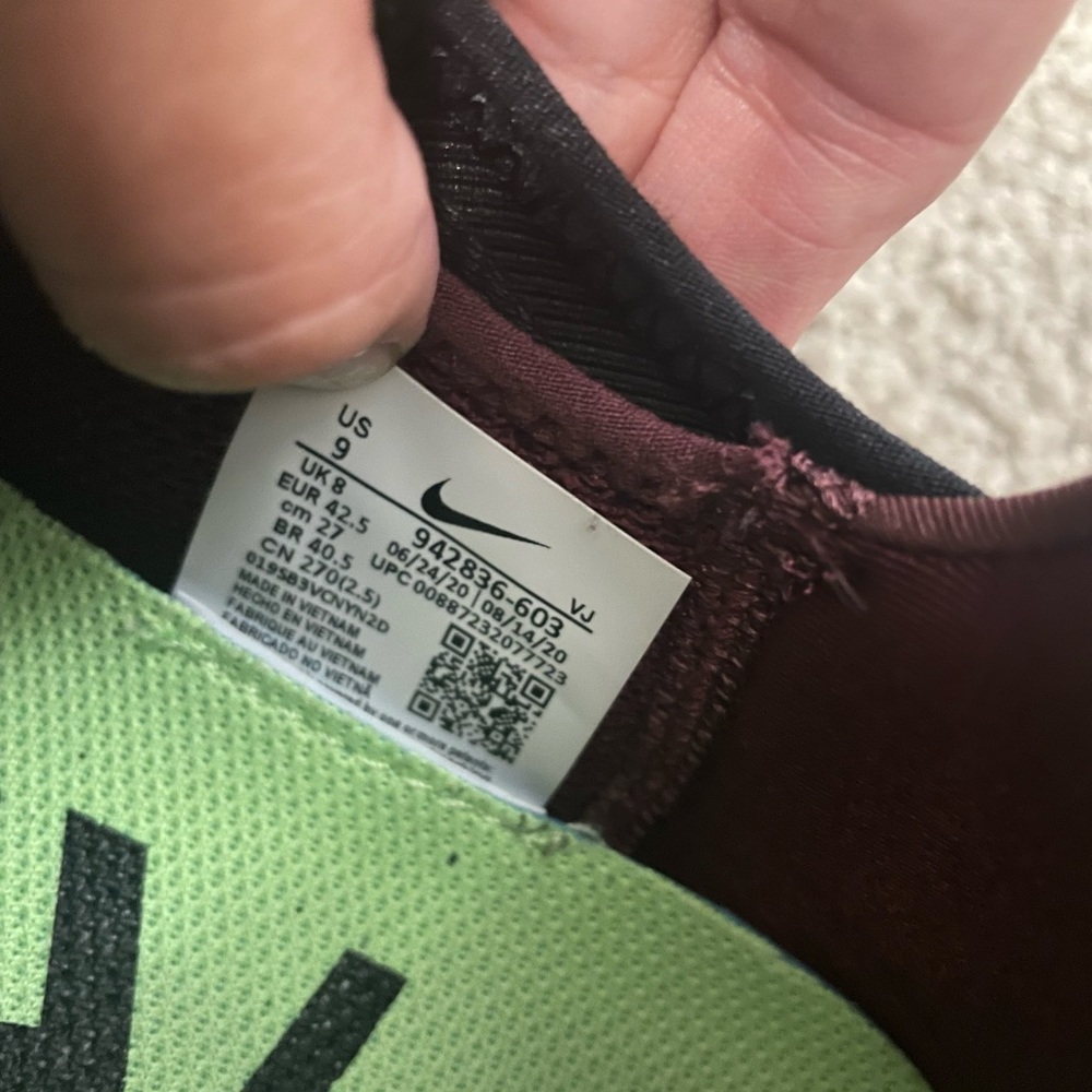 Worn once Nike free runs